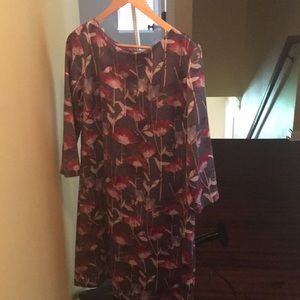 Brooks Brothers Print shift dress